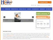 Tablet Screenshot of hcrj.org